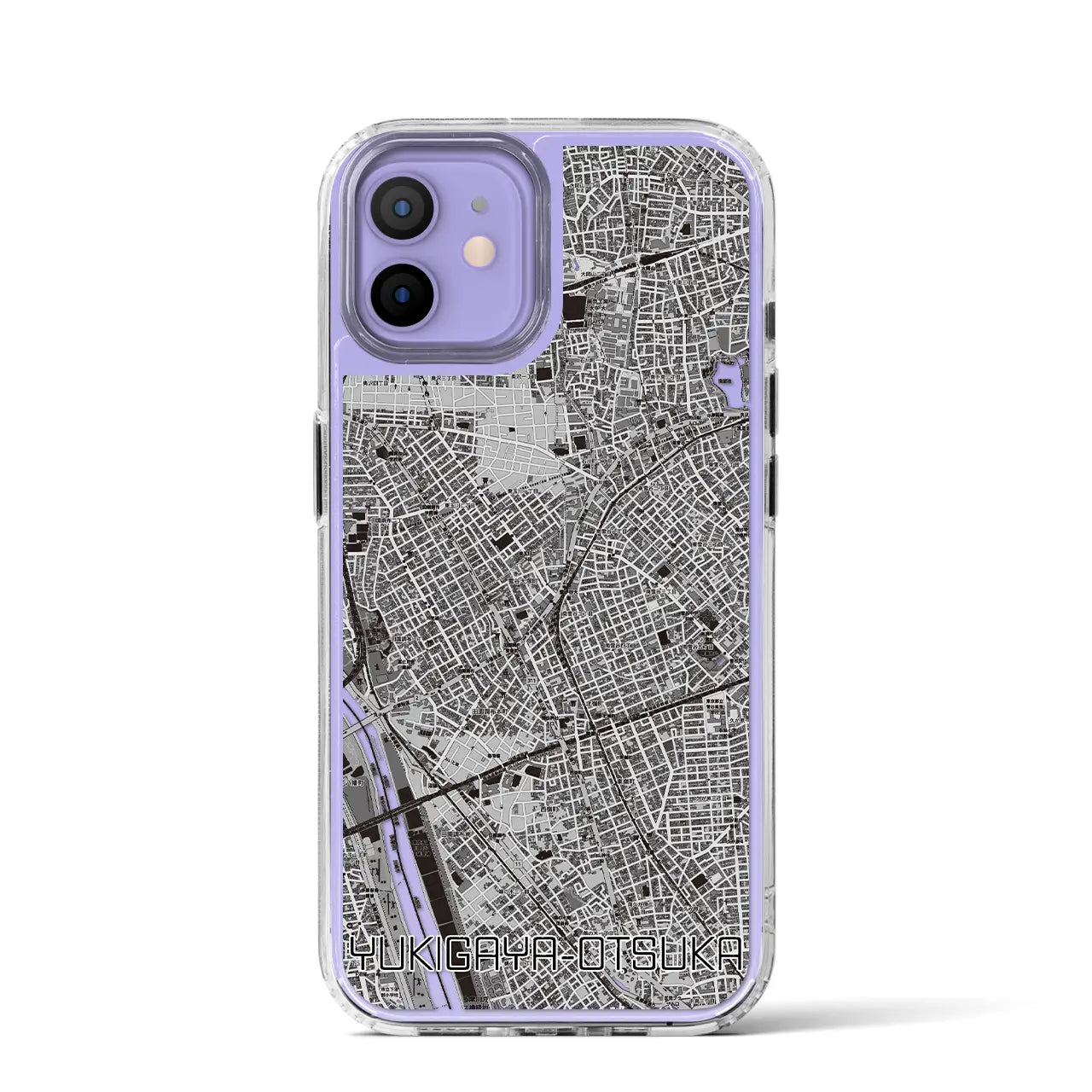 【雪が谷大塚(東京都)】地図柄iPhoneケース(MagSafeタイプ)