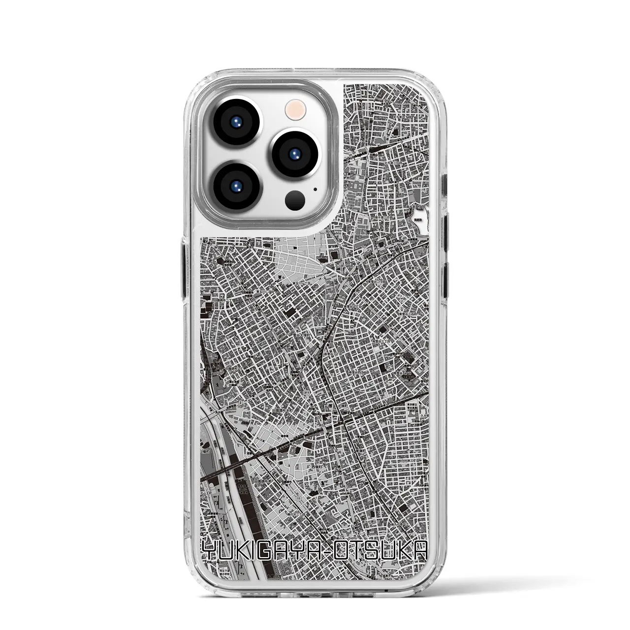 【雪が谷大塚(東京都)】地図柄iPhoneケース(MagSafeタイプ)