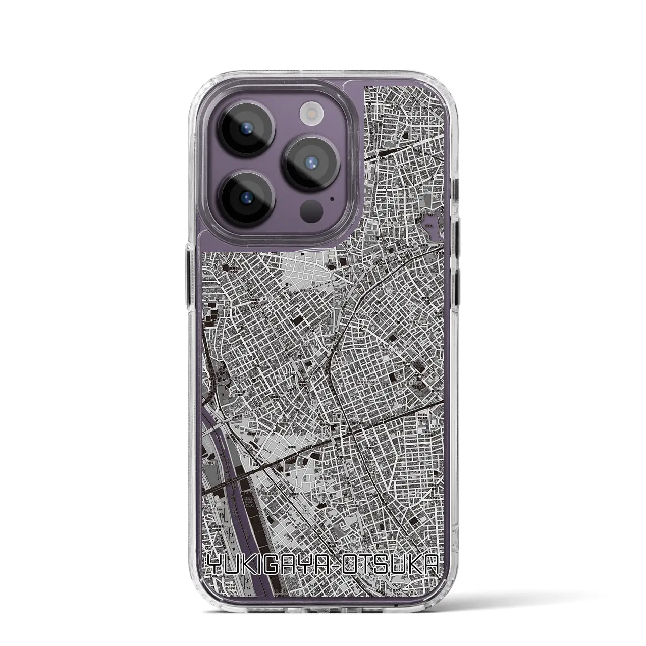 【雪が谷大塚(東京都)】地図柄iPhoneケース(MagSafeタイプ)