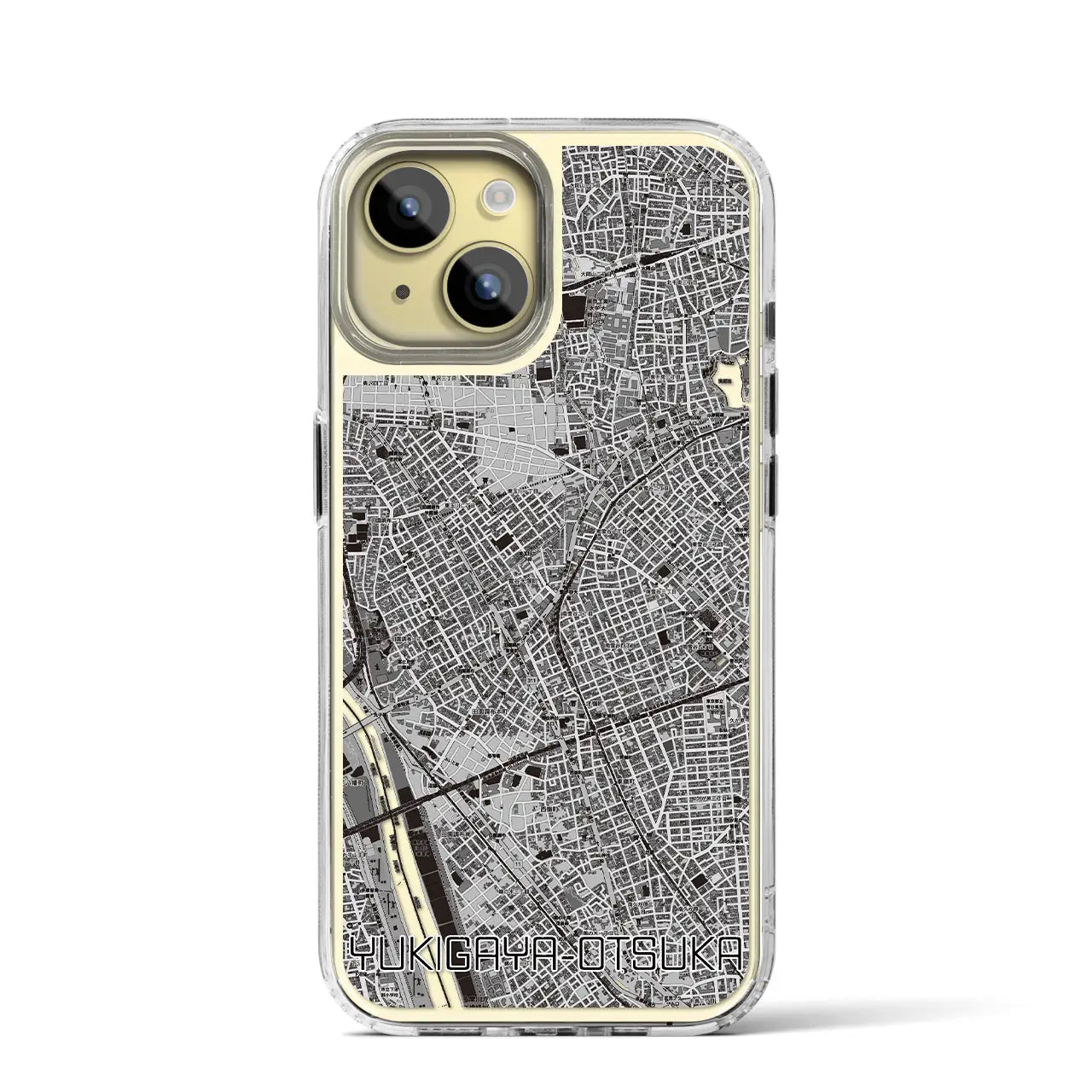 【雪が谷大塚(東京都)】地図柄iPhoneケース(MagSafeタイプ)