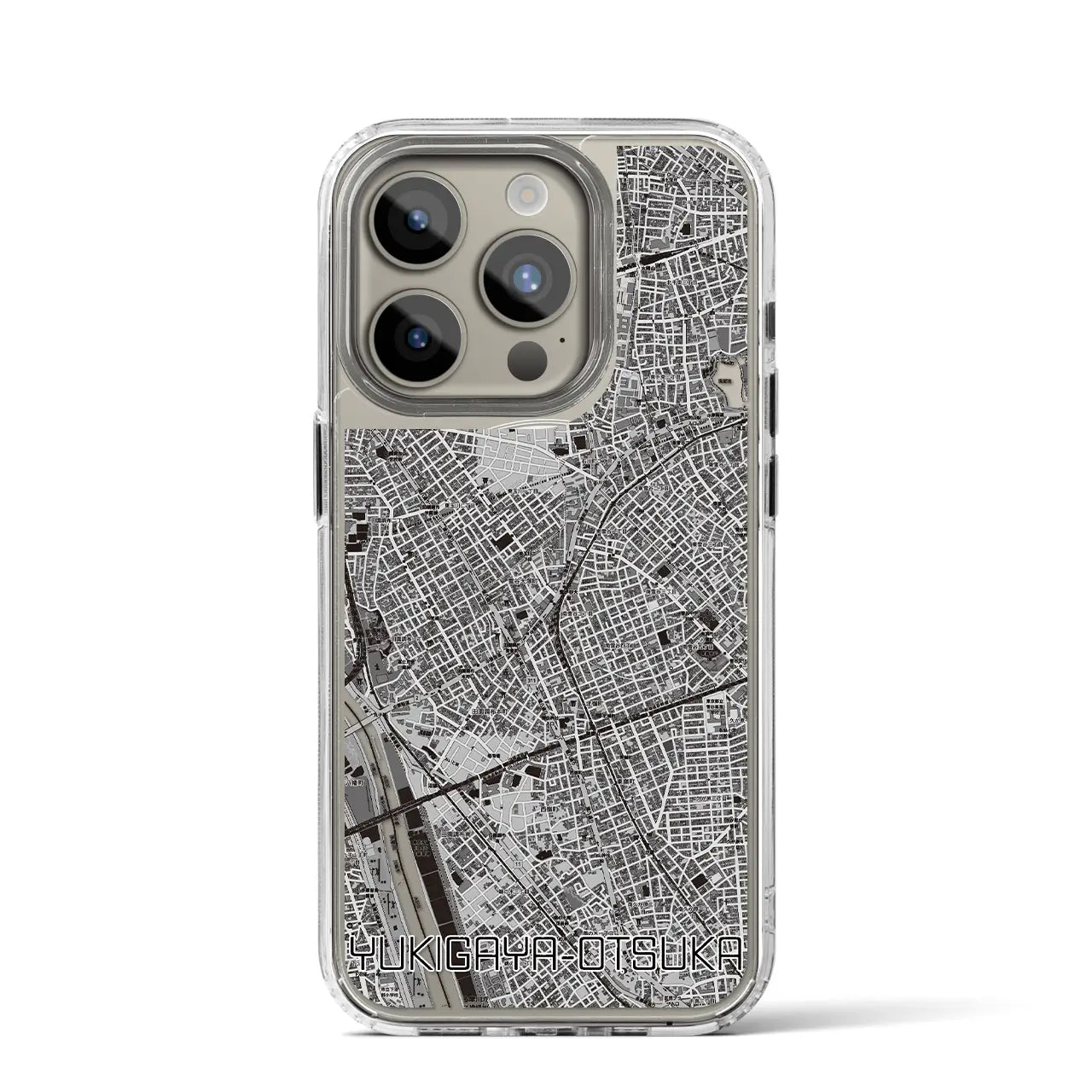 【雪が谷大塚(東京都)】地図柄iPhoneケース(MagSafeタイプ)