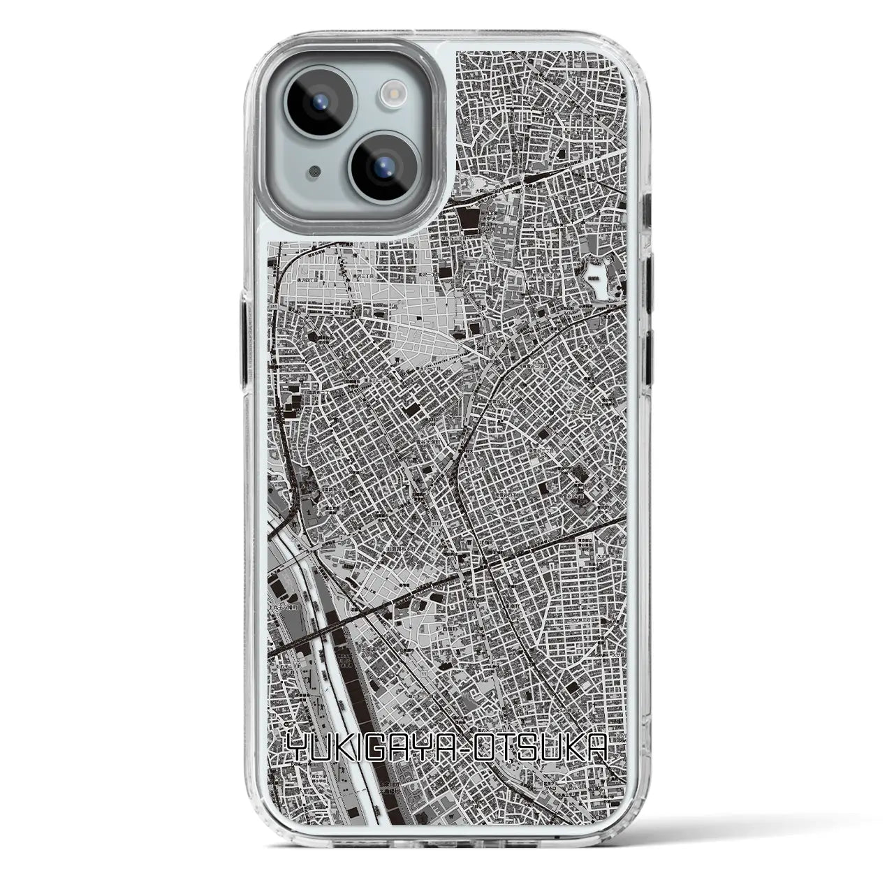 【雪が谷大塚(東京都)】地図柄iPhoneケース(MagSafeタイプ)