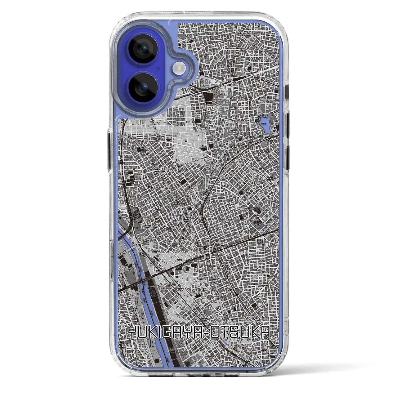 【雪が谷大塚(東京都)】地図柄iPhoneケース(MagSafeタイプ)