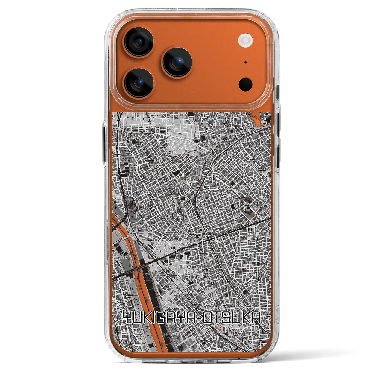 【雪が谷大塚(東京都)】地図柄iPhoneケース(MagSafeタイプ)