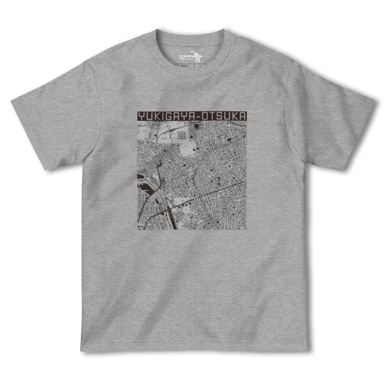 【雪が谷大塚(東京都)】地図柄ヘビーウェイトTシャツ