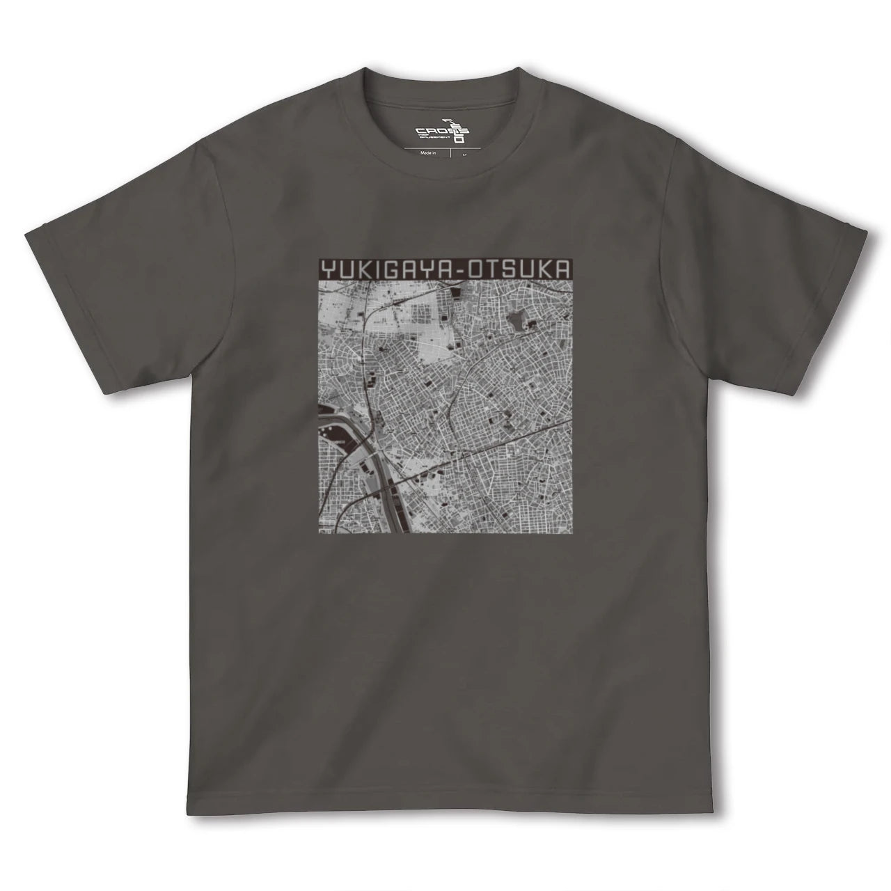 【雪が谷大塚(東京都)】地図柄ヘビーウェイトTシャツ