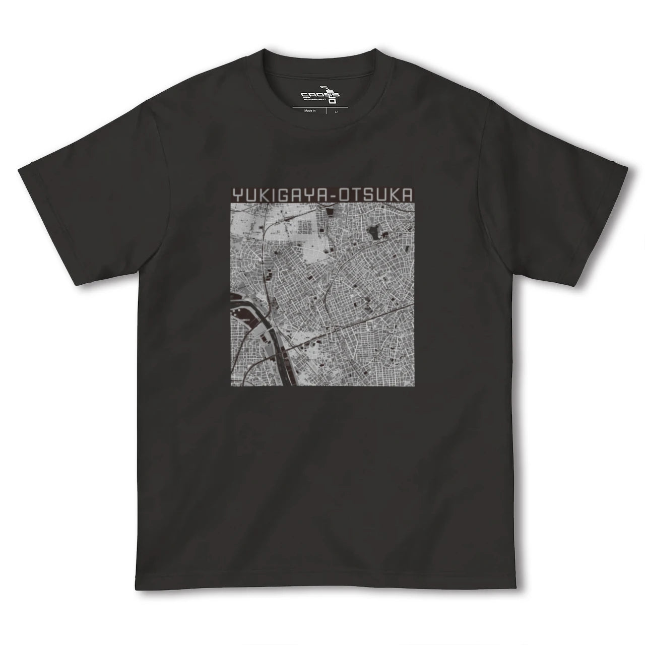【雪が谷大塚(東京都)】地図柄ヘビーウェイトTシャツ