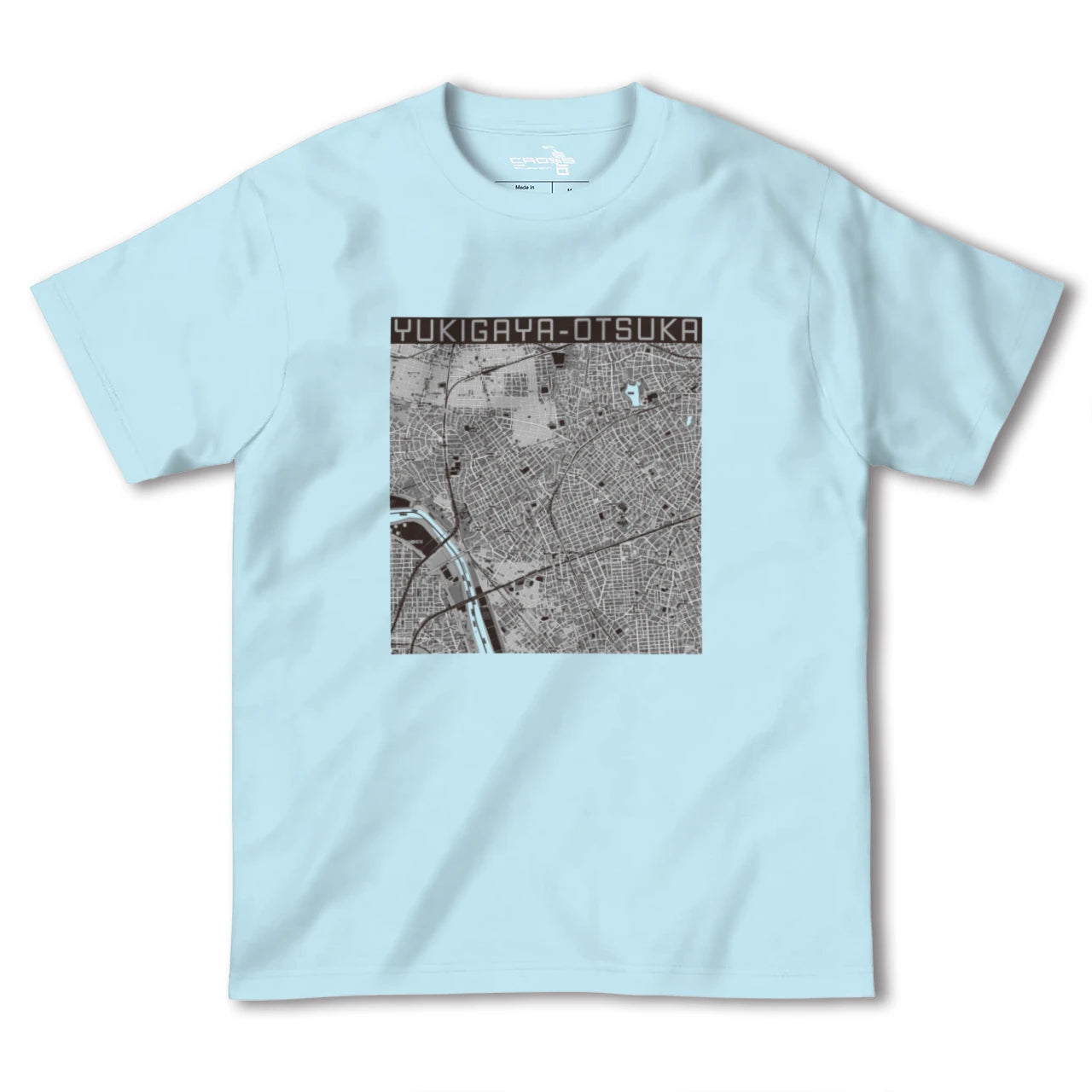 【雪が谷大塚(東京都)】地図柄ヘビーウェイトTシャツ