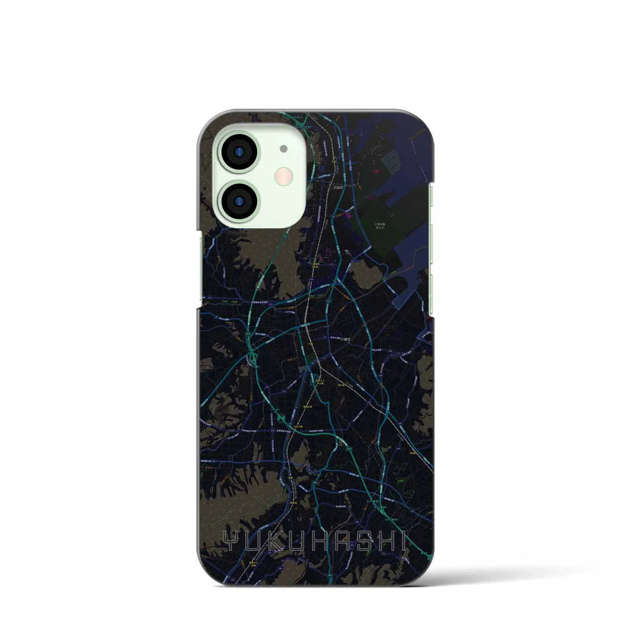 【行橋(福岡県)】地図柄iPhoneケース(バックカバータイプ)