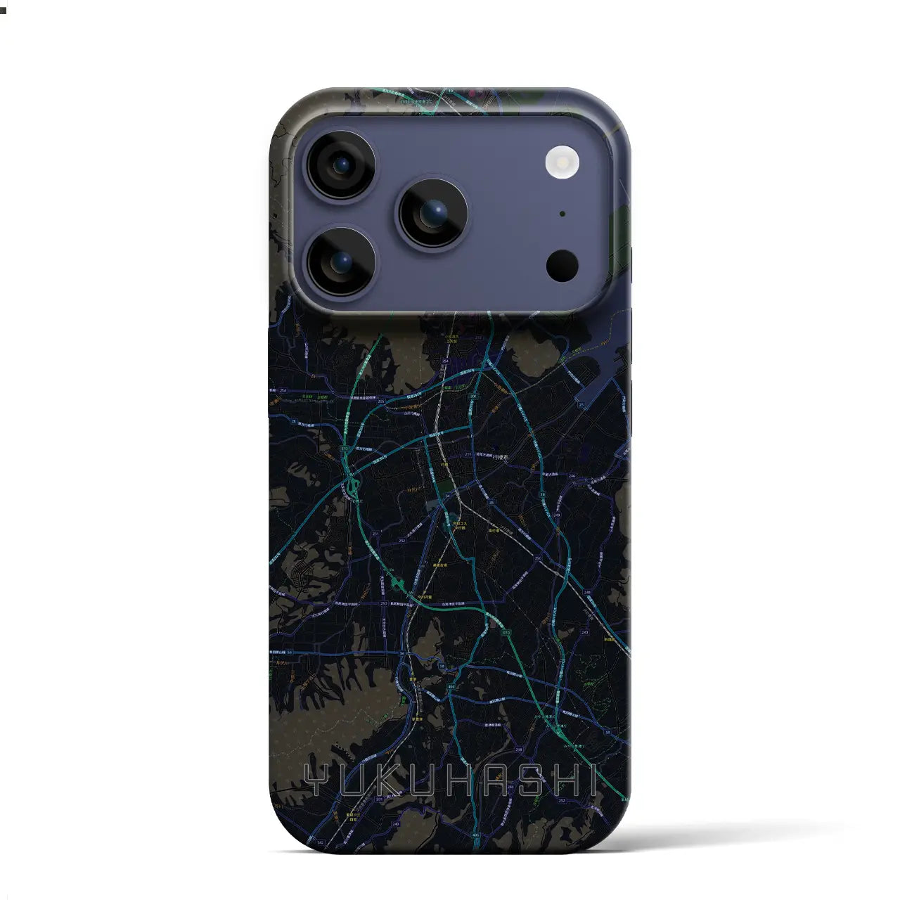 【行橋(福岡県)】地図柄iPhoneケース(バックカバータイプ)