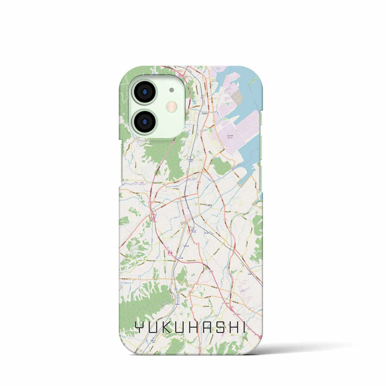 【行橋(福岡県)】地図柄iPhoneケース(バックカバータイプ)