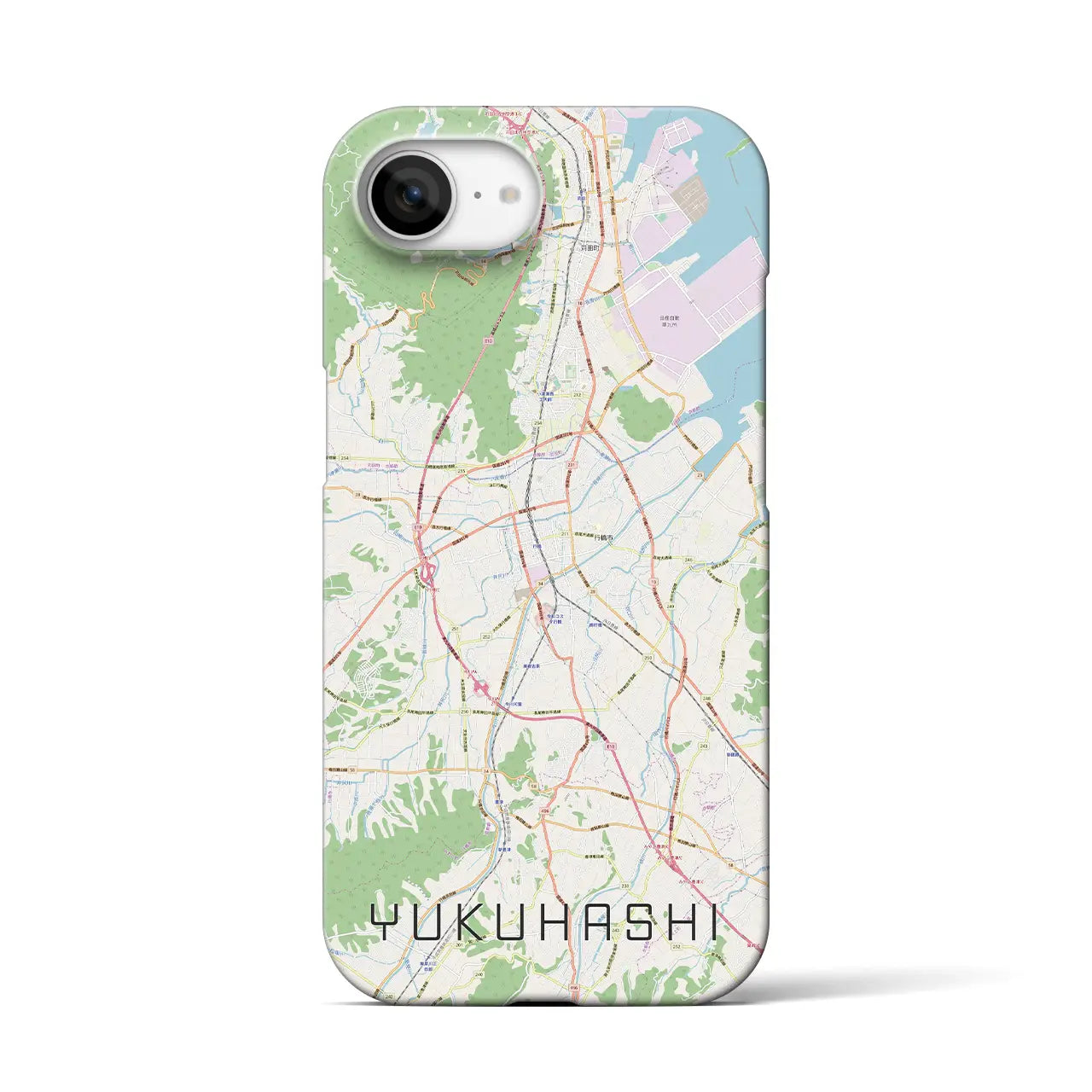 【行橋(福岡県)】地図柄iPhoneケース(バックカバータイプ)