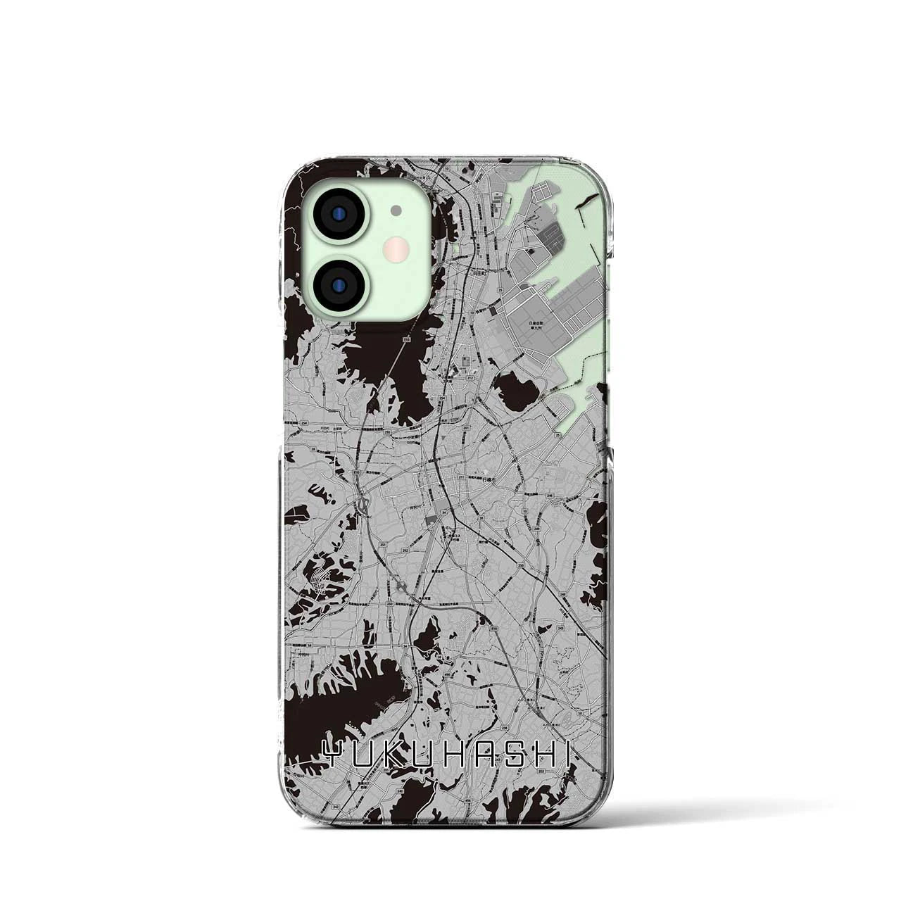 【行橋(福岡県)】地図柄iPhoneケース(クリアタイプ)