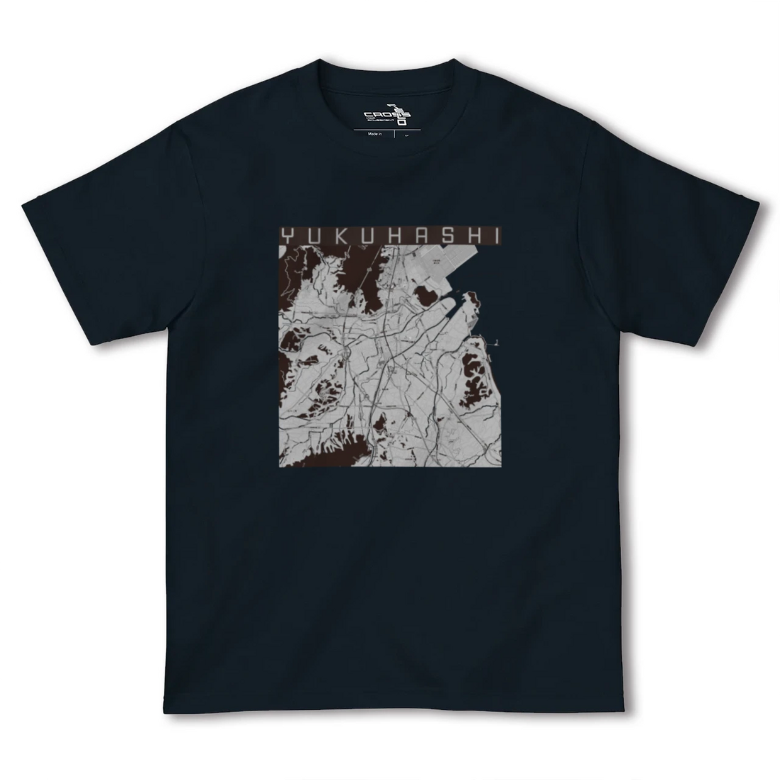 【行橋(福岡県)】地図柄ヘビーウェイトTシャツ