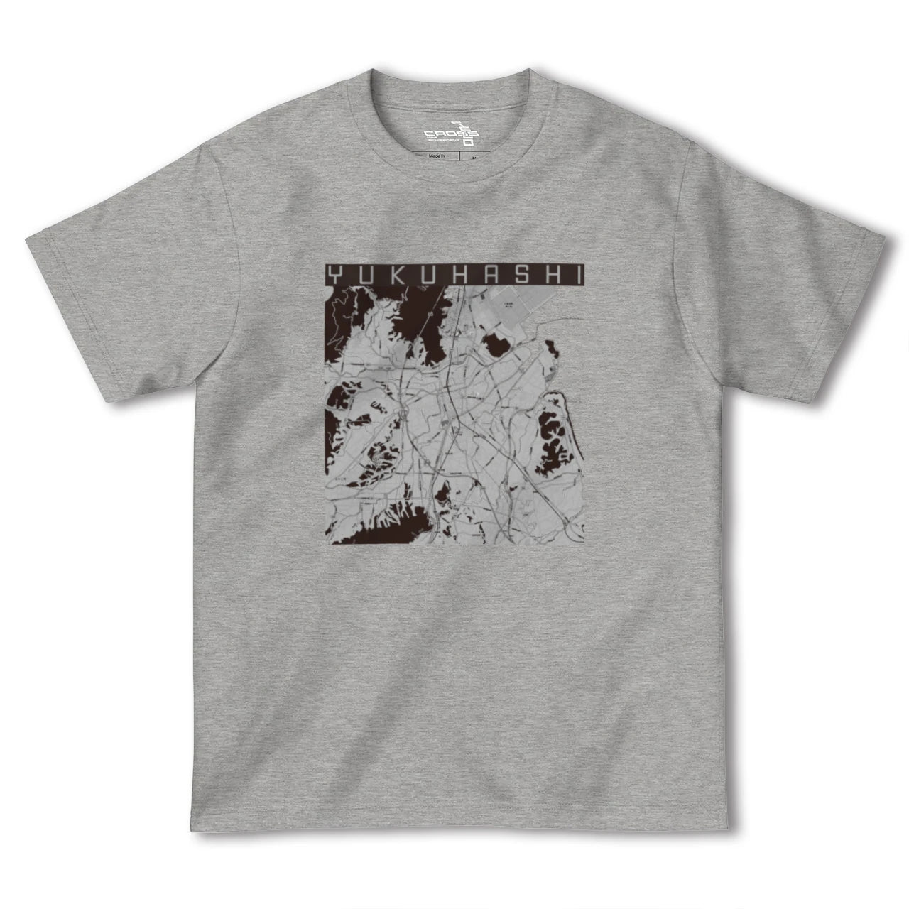 【行橋(福岡県)】地図柄ヘビーウェイトTシャツ