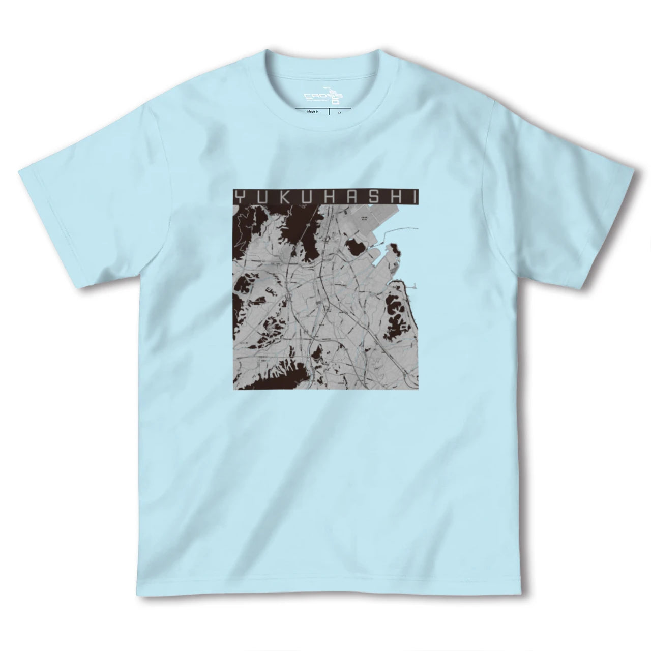 【行橋(福岡県)】地図柄ヘビーウェイトTシャツ