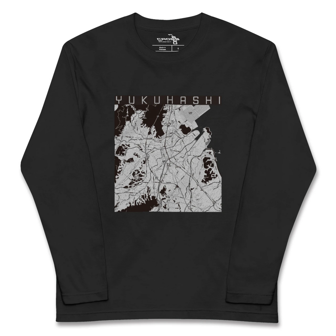 【行橋(福岡県)】地図柄ロングスリーブTシャツ