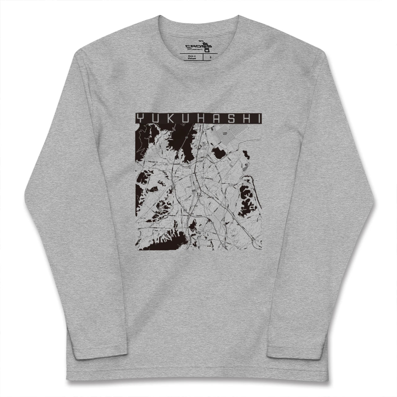 【行橋(福岡県)】地図柄ロングスリーブTシャツ