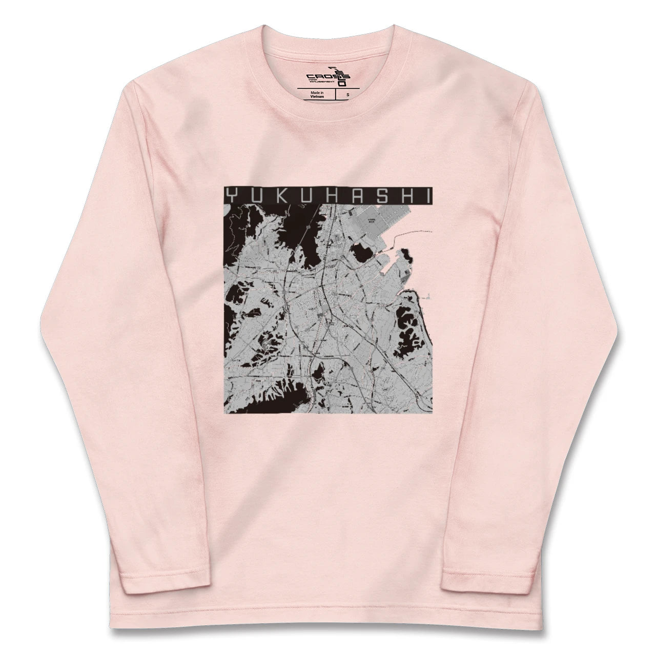 【行橋(福岡県)】地図柄ロングスリーブTシャツ