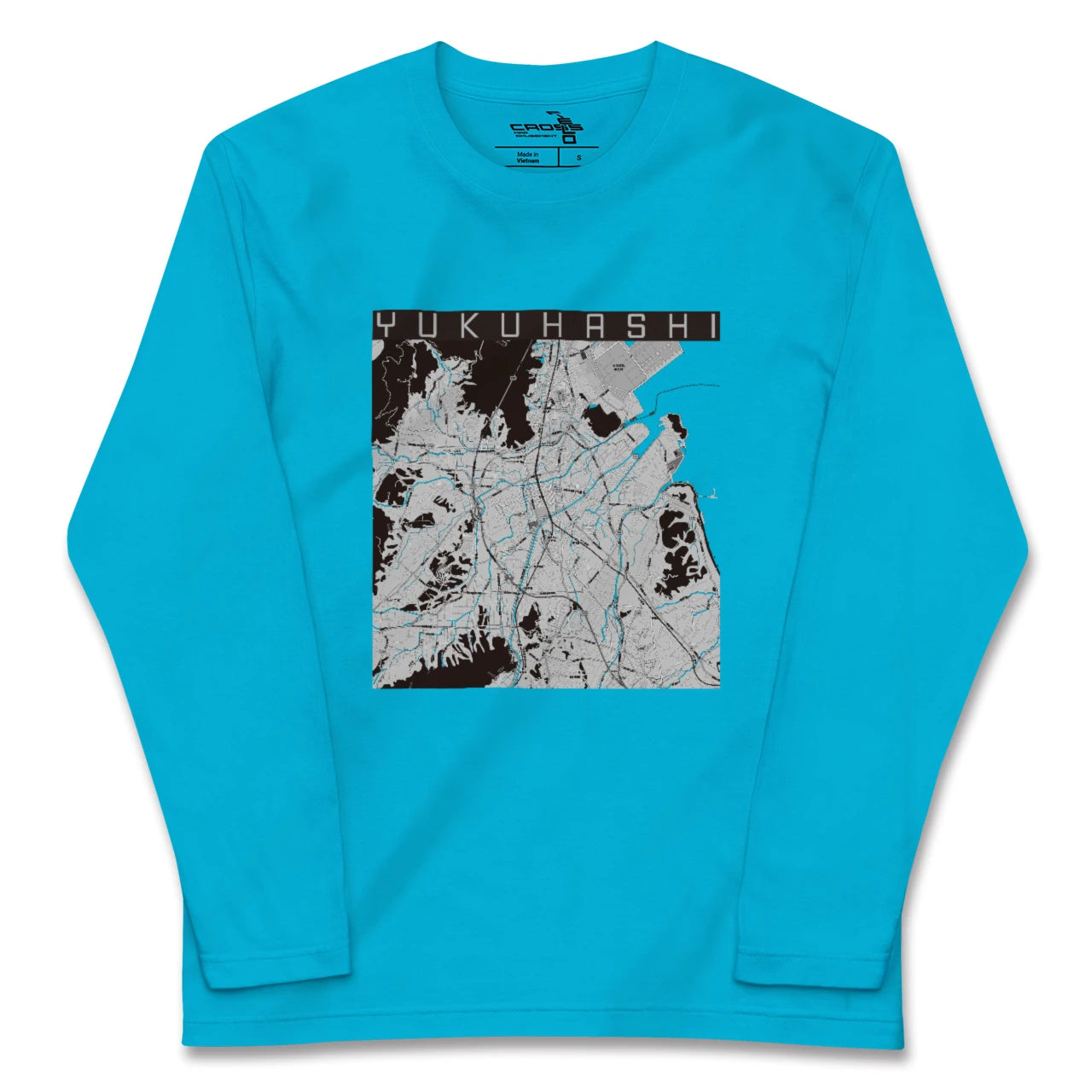 【行橋(福岡県)】地図柄ロングスリーブTシャツ