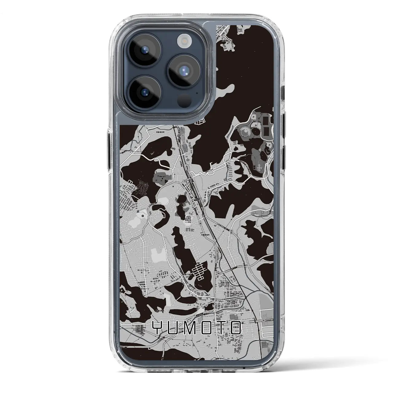 【湯本(福島県)】地図柄iPhoneケース(MagSafeタイプ)