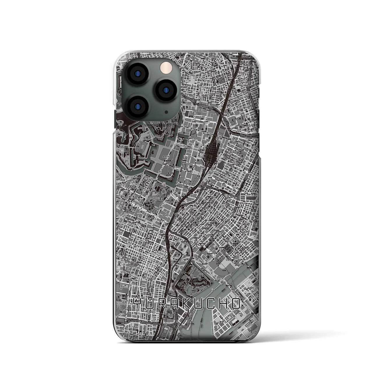 【有楽町(東京都)】地図柄iPhoneケース(クリアタイプ)