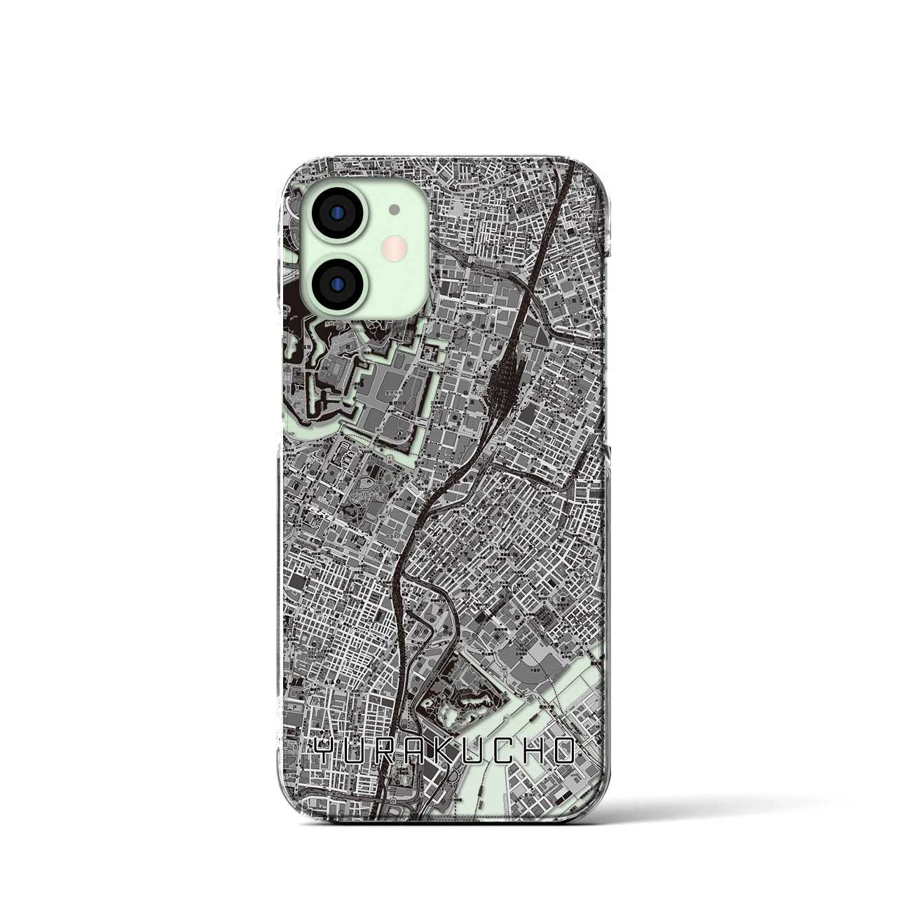 【有楽町(東京都)】地図柄iPhoneケース(クリアタイプ)
