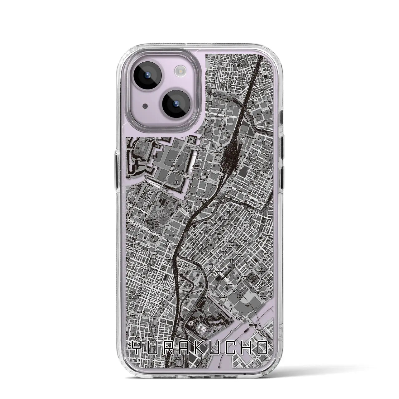 【有楽町(東京都)】地図柄iPhoneケース(MagSafeタイプ)