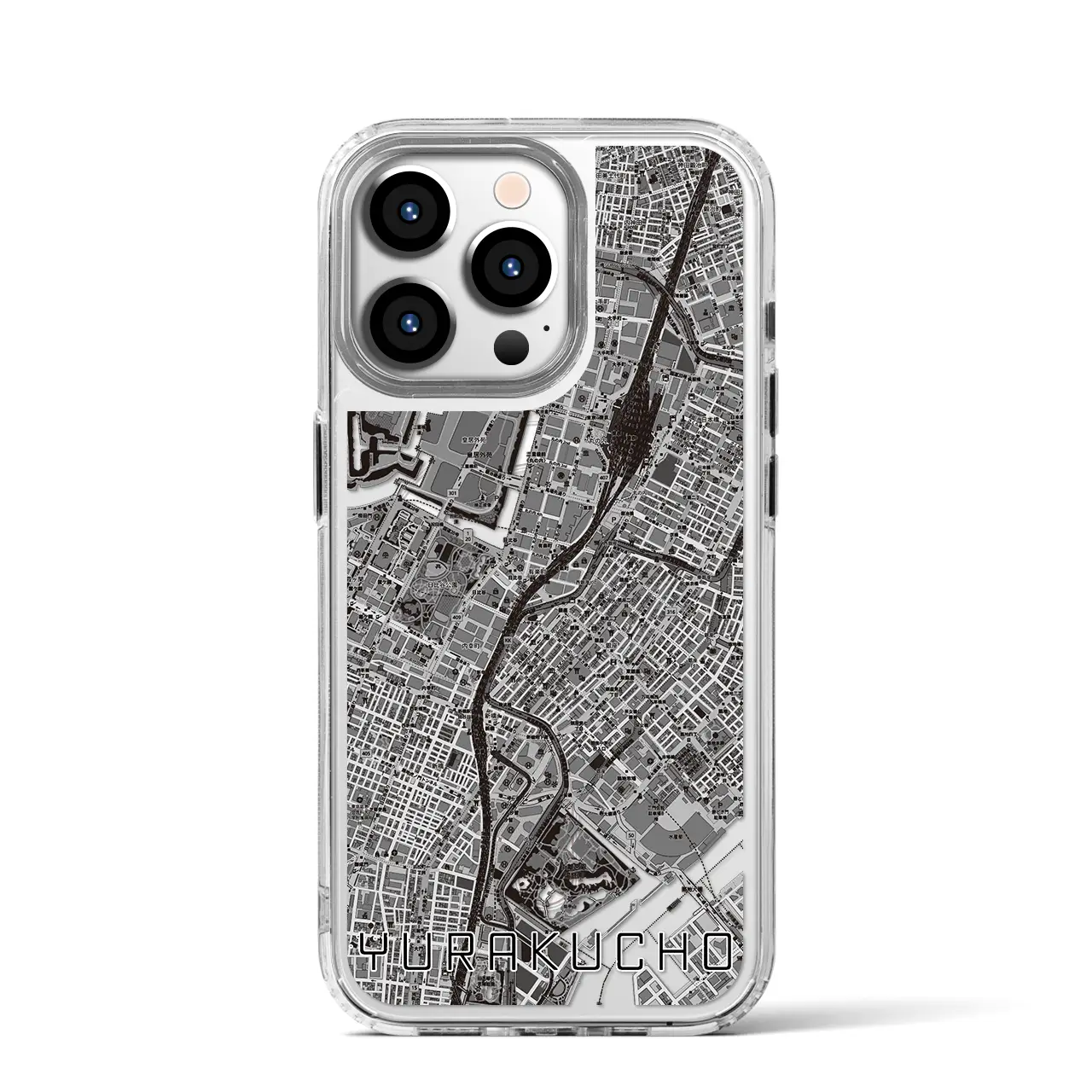 【有楽町(東京都)】地図柄iPhoneケース(MagSafeタイプ)