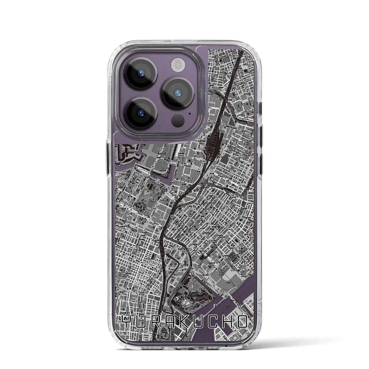 【有楽町(東京都)】地図柄iPhoneケース(MagSafeタイプ)