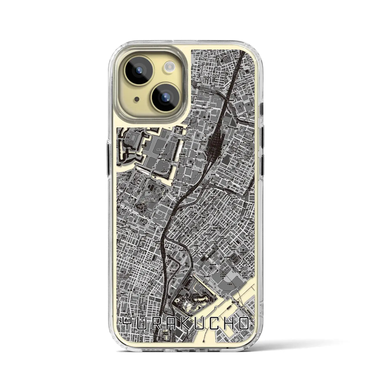 【有楽町(東京都)】地図柄iPhoneケース(MagSafeタイプ)