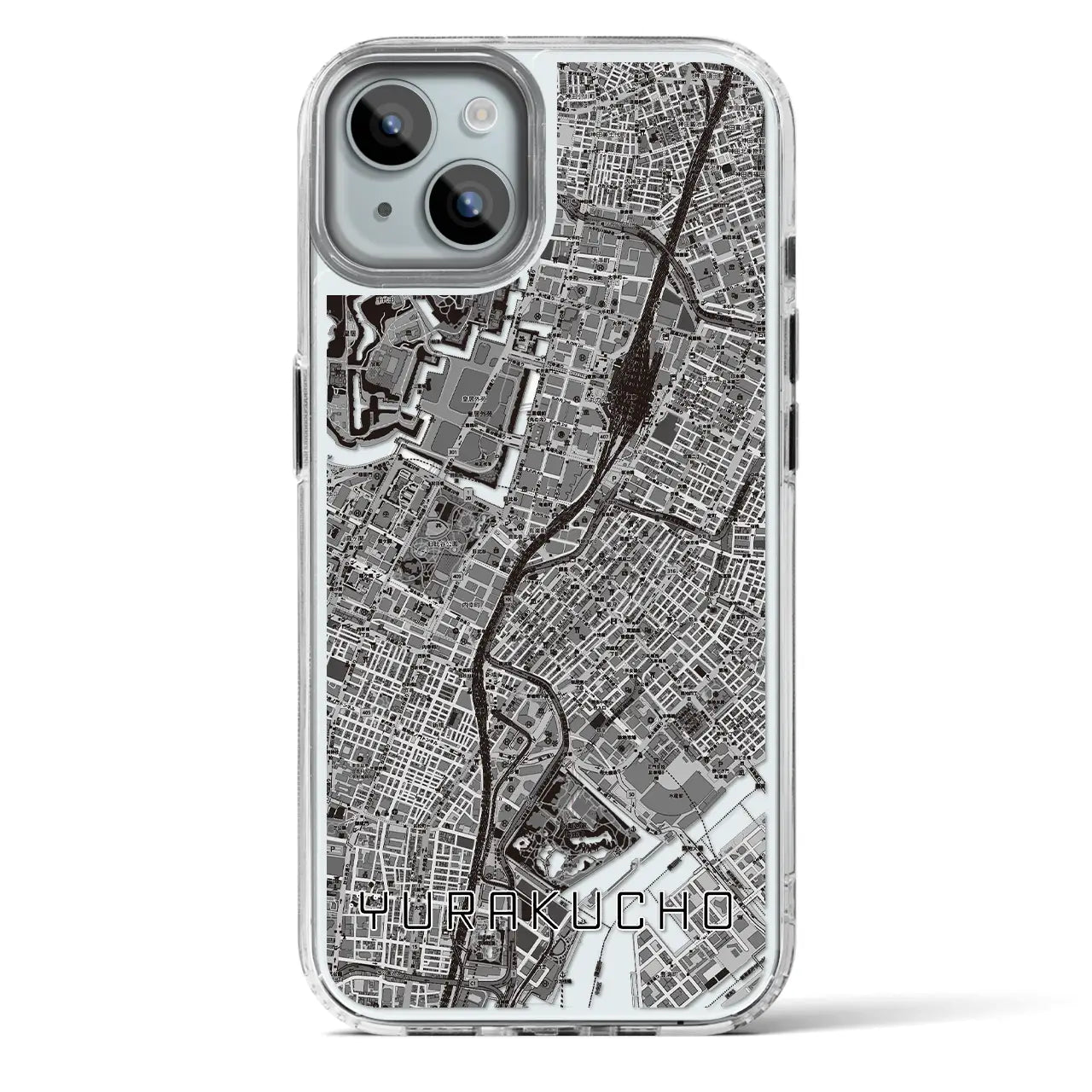 【有楽町(東京都)】地図柄iPhoneケース(MagSafeタイプ)