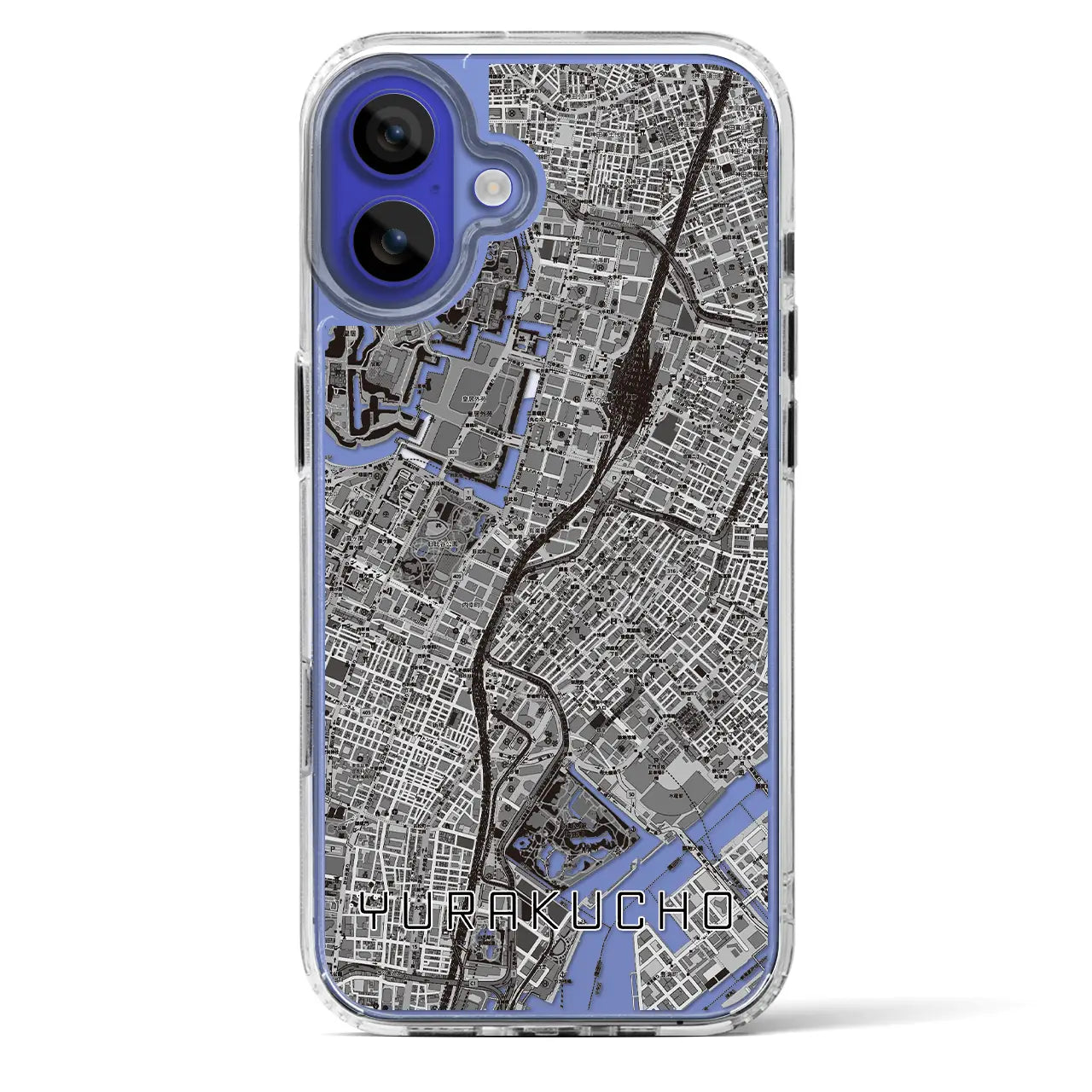 【有楽町(東京都)】地図柄iPhoneケース(MagSafeタイプ)