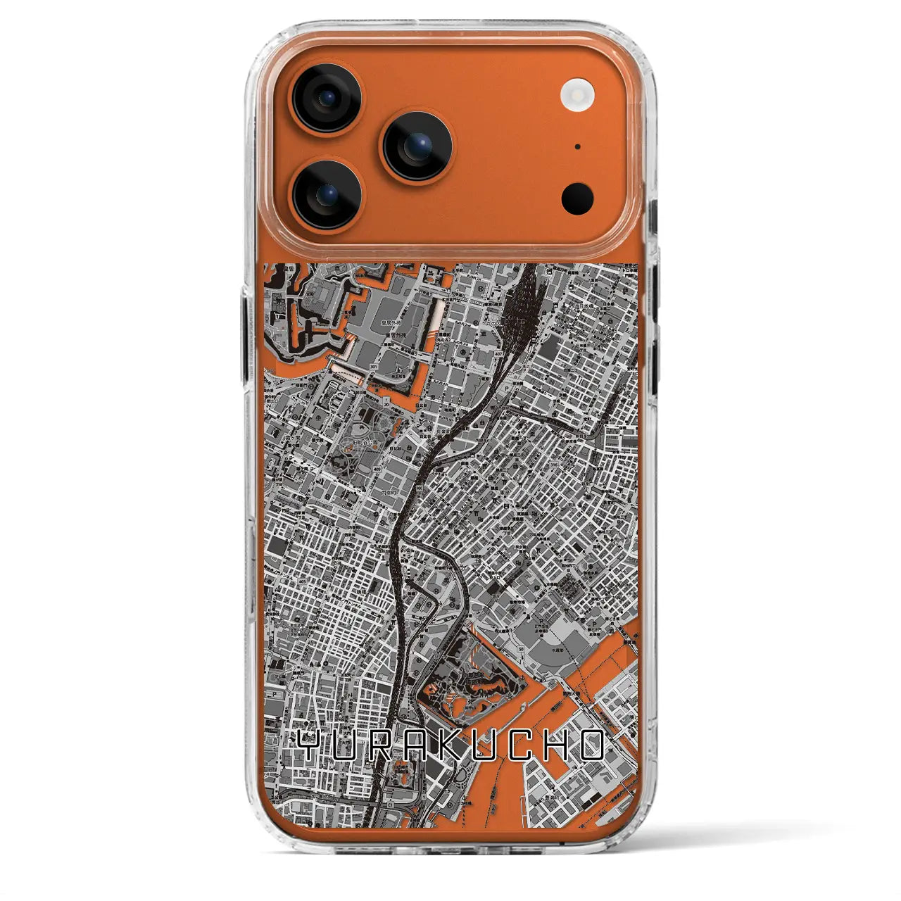 【有楽町(東京都)】地図柄iPhoneケース(MagSafeタイプ)