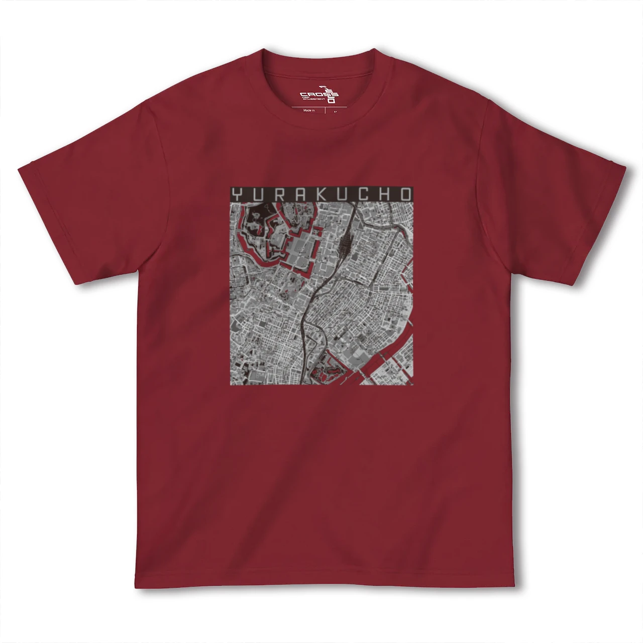 【有楽町(東京都)】地図柄ヘビーウェイトTシャツ