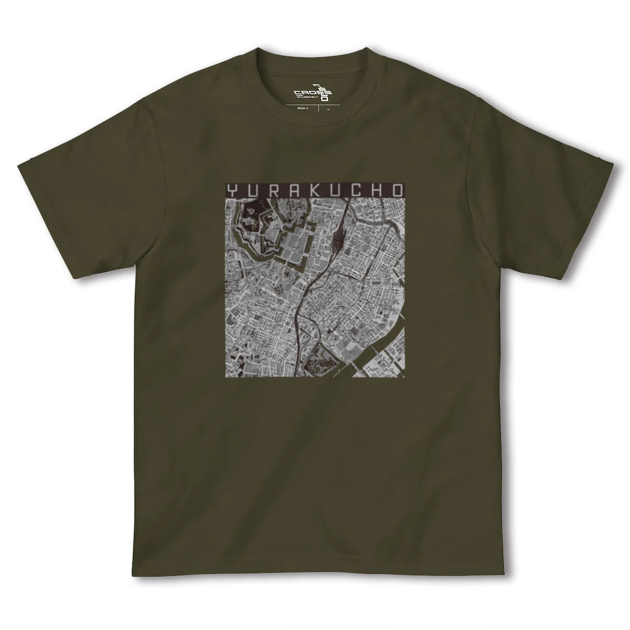 【有楽町(東京都)】地図柄ヘビーウェイトTシャツ