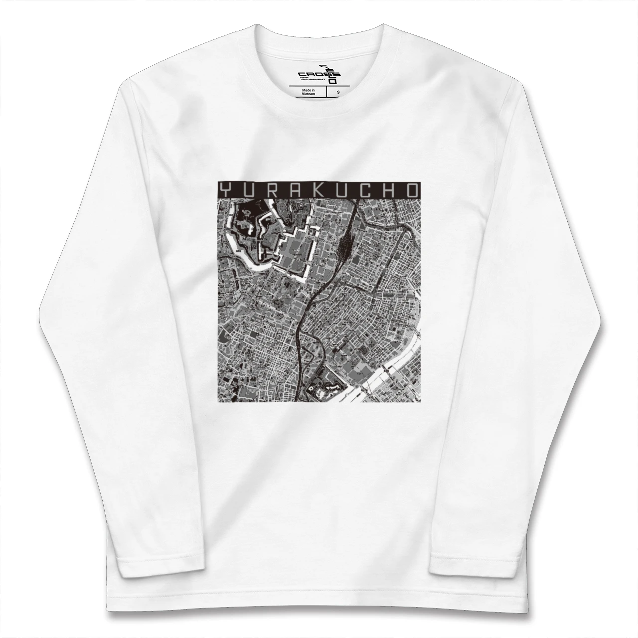 【有楽町(東京都)】地図柄ロングスリーブTシャツ
