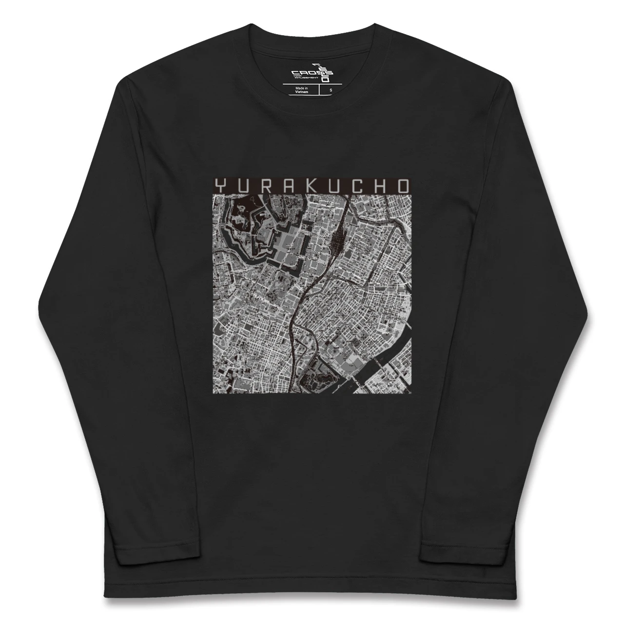 【有楽町(東京都)】地図柄ロングスリーブTシャツ