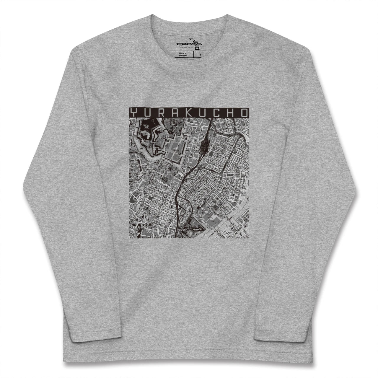 【有楽町(東京都)】地図柄ロングスリーブTシャツ