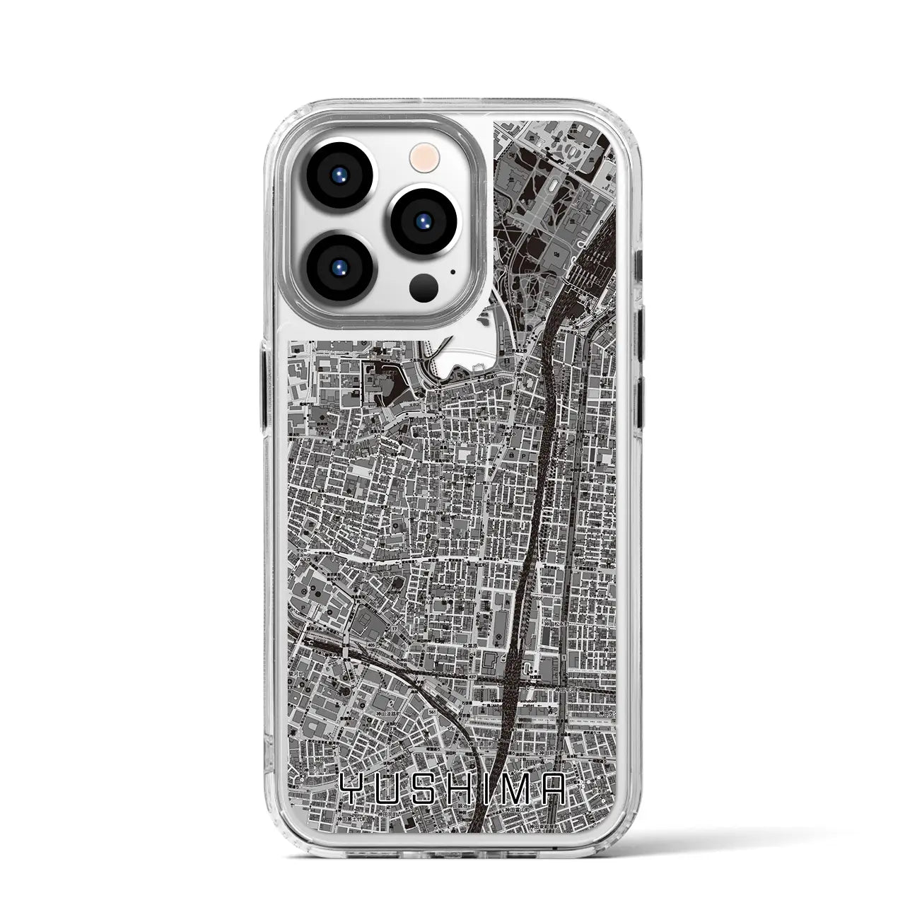 【湯島(東京都)】地図柄iPhoneケース(MagSafeタイプ)