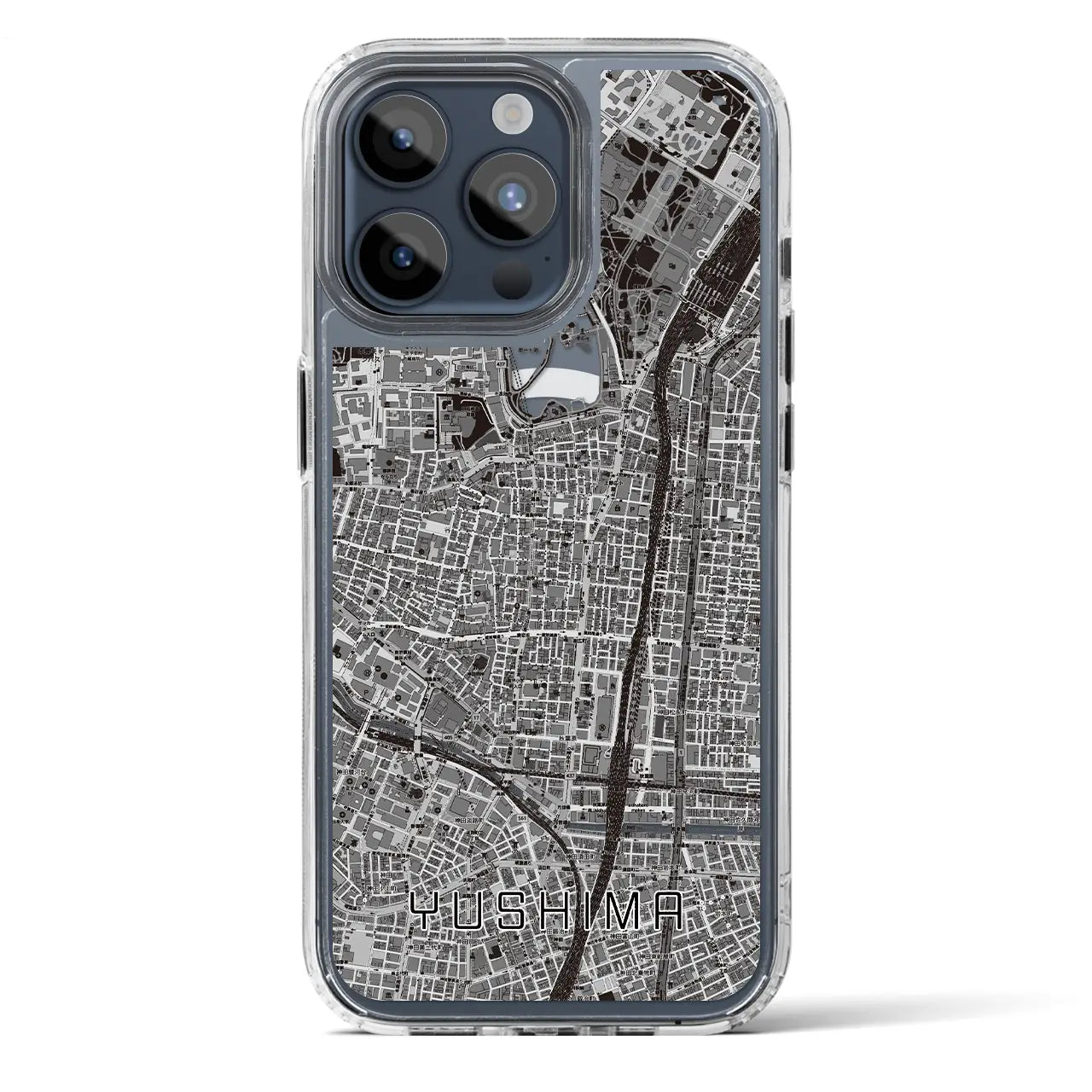 【湯島(東京都)】地図柄iPhoneケース(MagSafeタイプ)