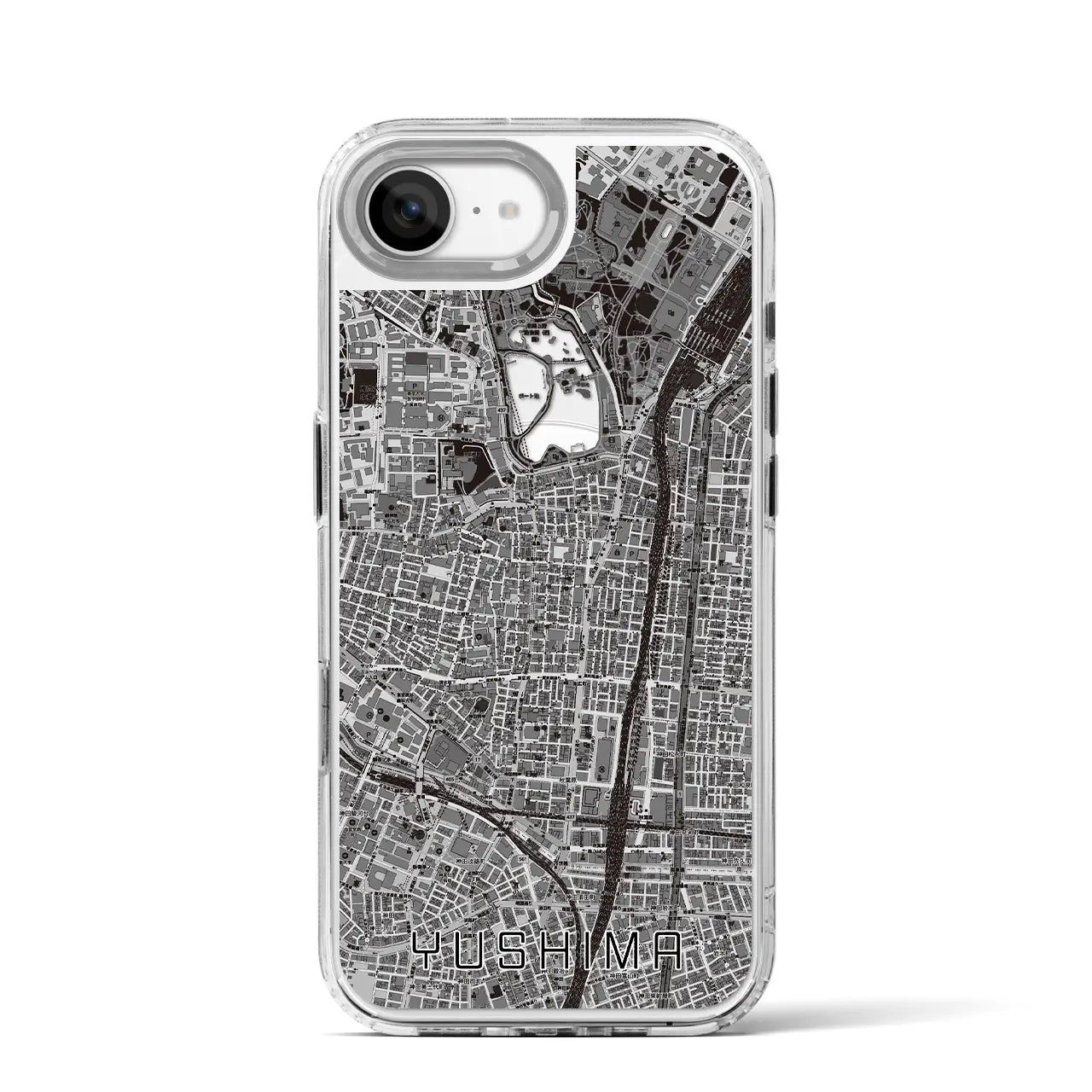 【湯島(東京都)】地図柄iPhoneケース(MagSafeタイプ)