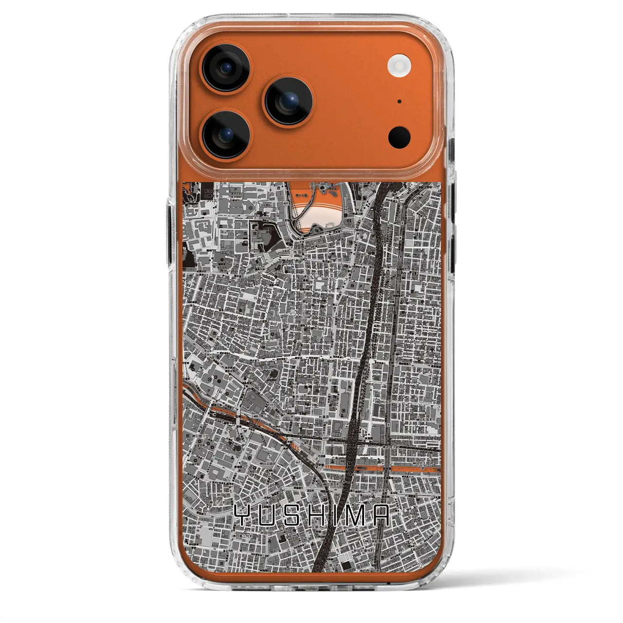 【湯島(東京都)】地図柄iPhoneケース(MagSafeタイプ)