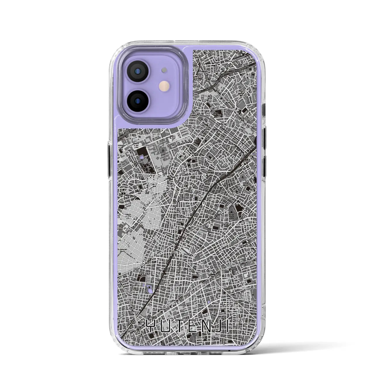 【祐天寺(東京都)】地図柄iPhoneケース(MagSafeタイプ)