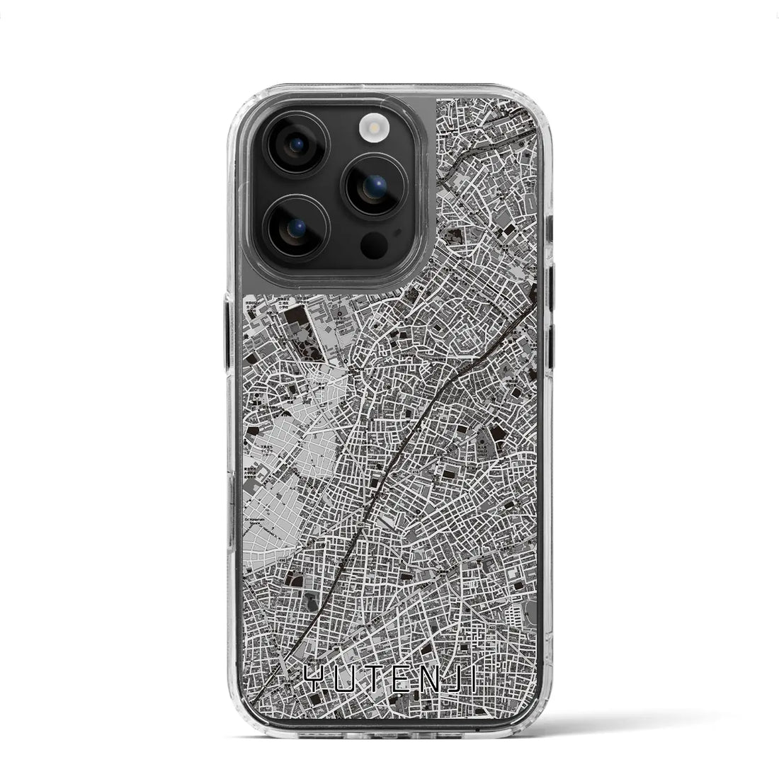 【祐天寺(東京都)】地図柄iPhoneケース(MagSafeタイプ)