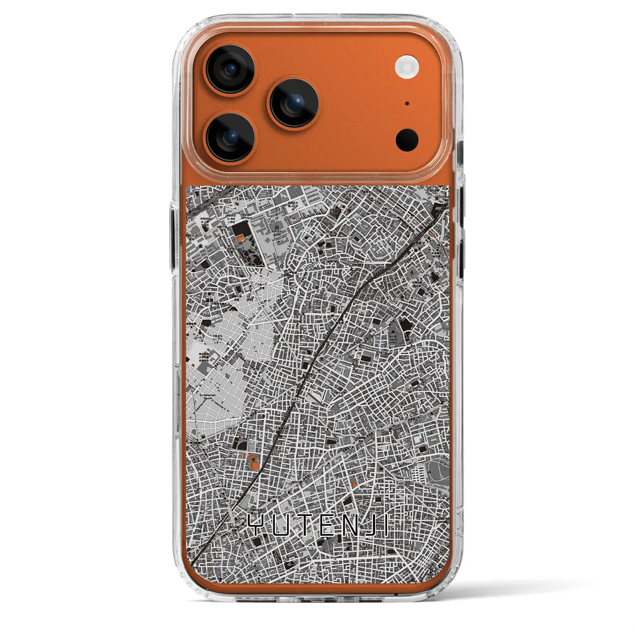 【祐天寺(東京都)】地図柄iPhoneケース(MagSafeタイプ)