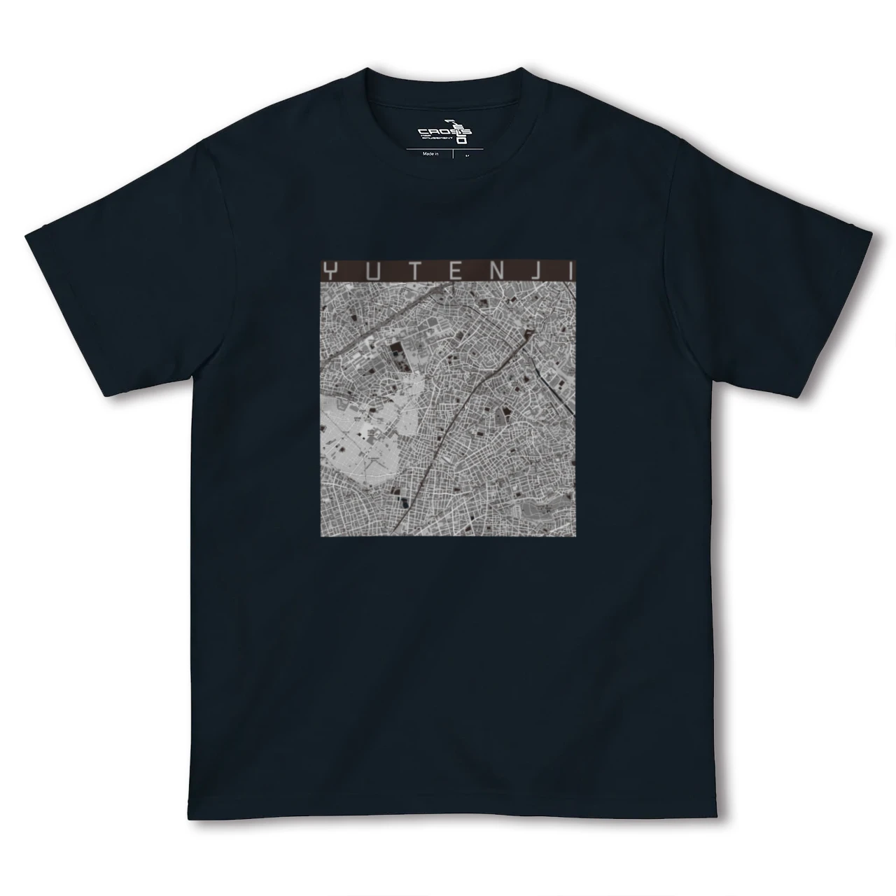 【祐天寺(東京都)】地図柄ヘビーウェイトTシャツ