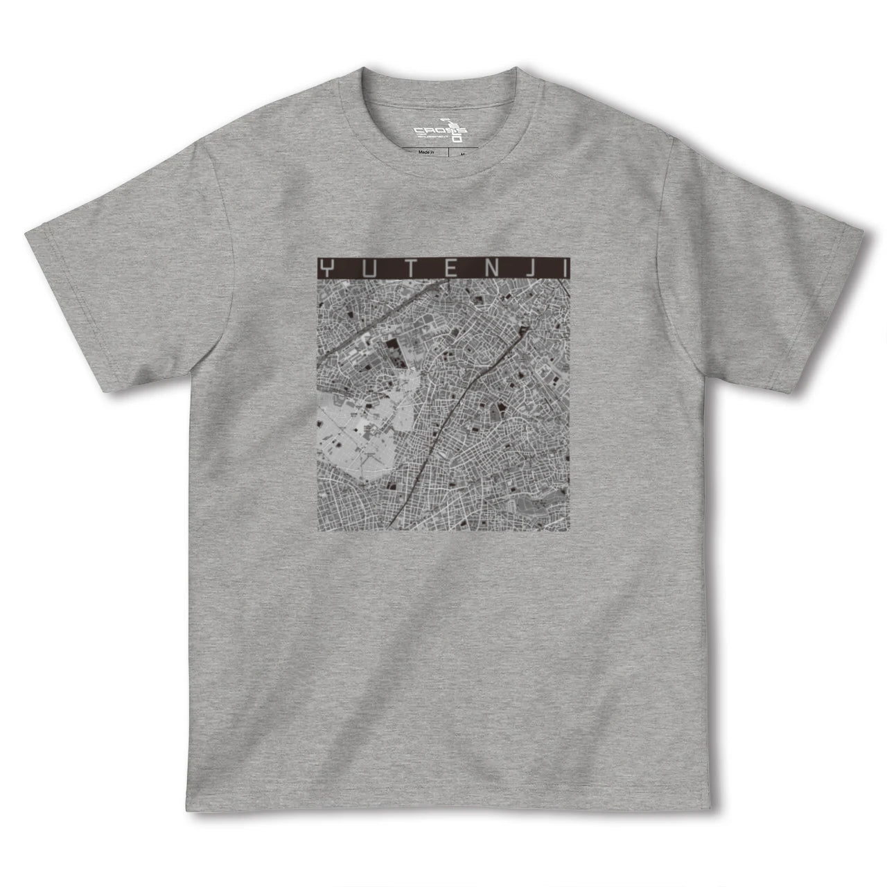 【祐天寺(東京都)】地図柄ヘビーウェイトTシャツ