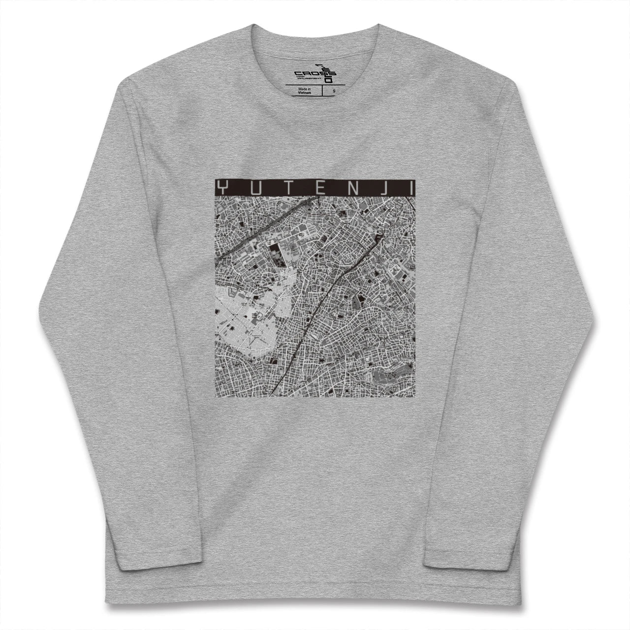 【祐天寺(東京都)】地図柄ロングスリーブTシャツ