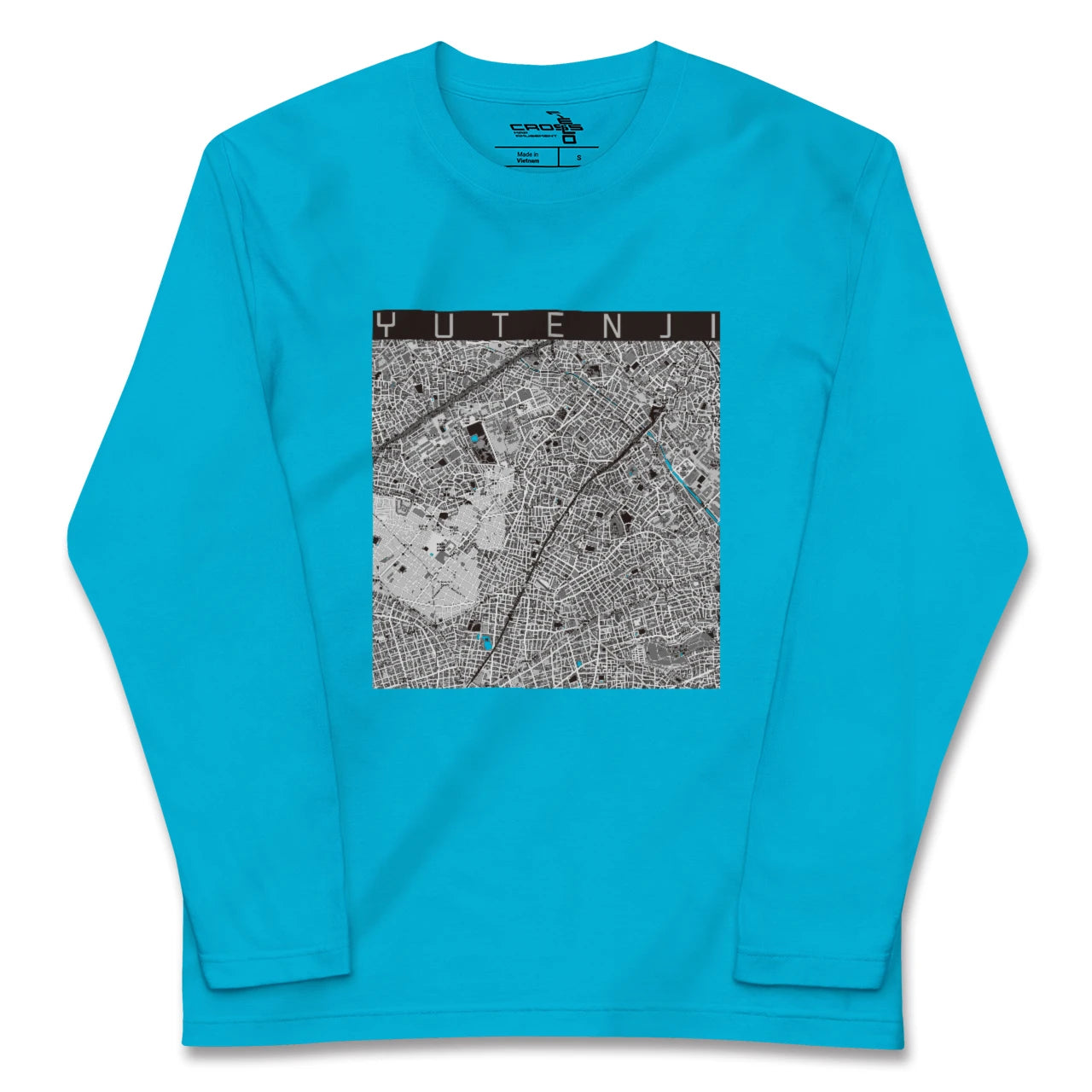 【祐天寺(東京都)】地図柄ロングスリーブTシャツ